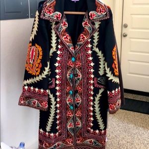 Vintage collection embroidered jacket